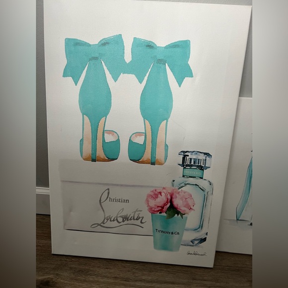 Tiffany Themed Wall Art. Includes all 4 pieces